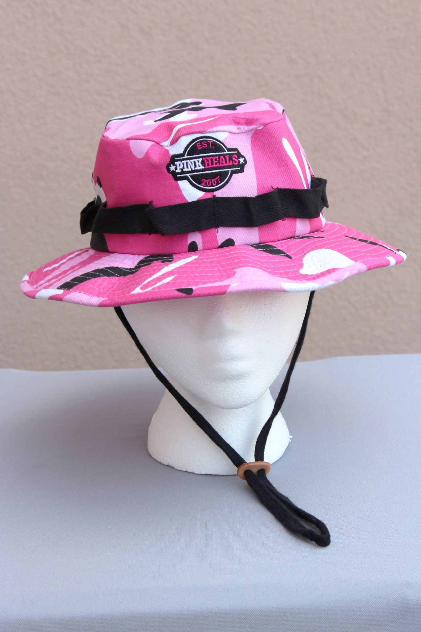 Pink Camo Boonie Hat Pink Heals